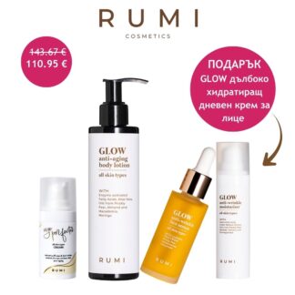 Козметичен комплект "Красива кожа от глава до пети с GLOW"