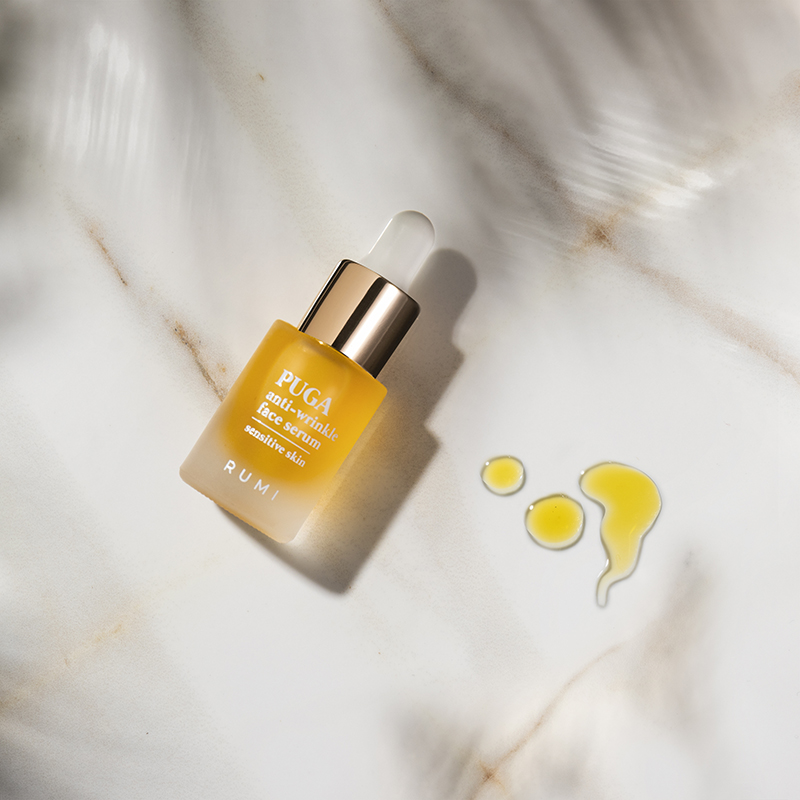 PUGA – нощен серум против бръчки за озарена кожа на сутринта, travel size - Image 4